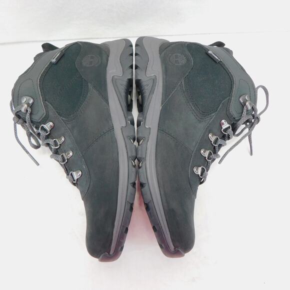 Timberland Women's Black Mt. Maddsen Mid Waterproof Hiking Boots Size 9 - New - Picture 12 of 14